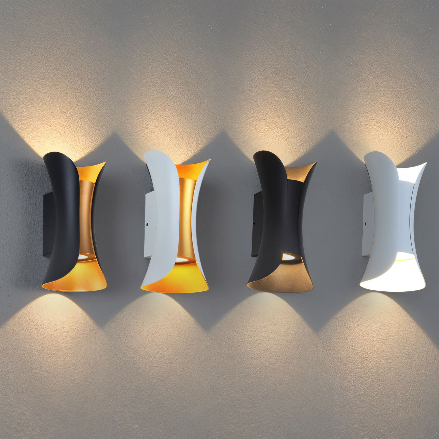 Applique Murale LED Étanche – Luminaire Double Design Moderne pour Bureau et Maison