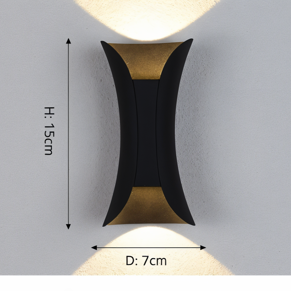Applique Murale LED Étanche – Luminaire Double Design Moderne pour Bureau et Maison
