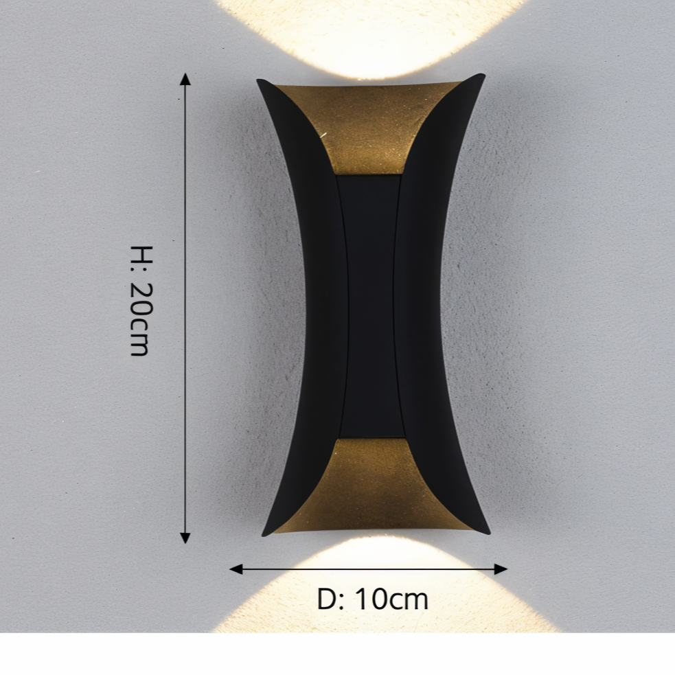 Applique Murale LED Étanche – Luminaire Double Design Moderne pour Bureau et Maison