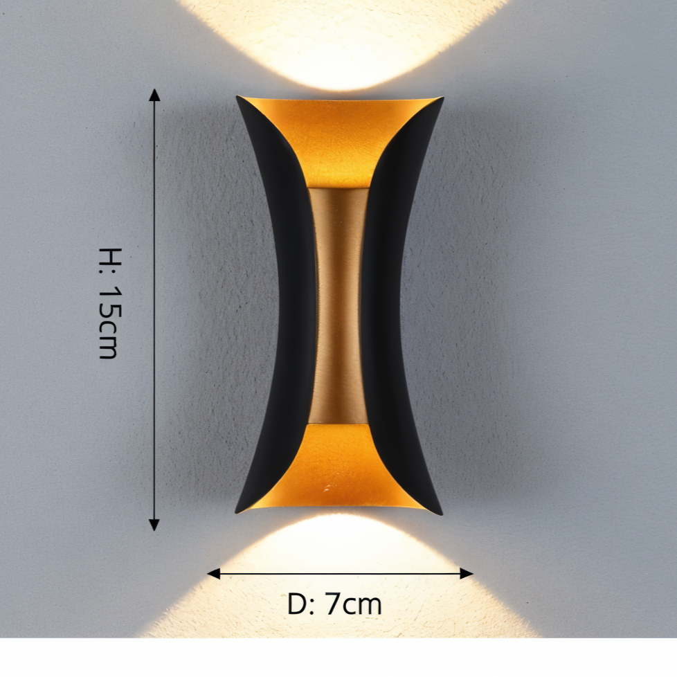 Applique Murale LED Étanche – Luminaire Double Design Moderne pour Bureau et Maison