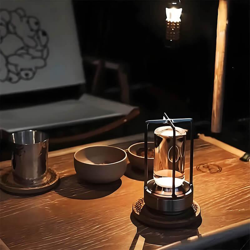 Lampe de Table LED Rétro Sans Fil – Éclairage Élégant pour Maison et Bureau