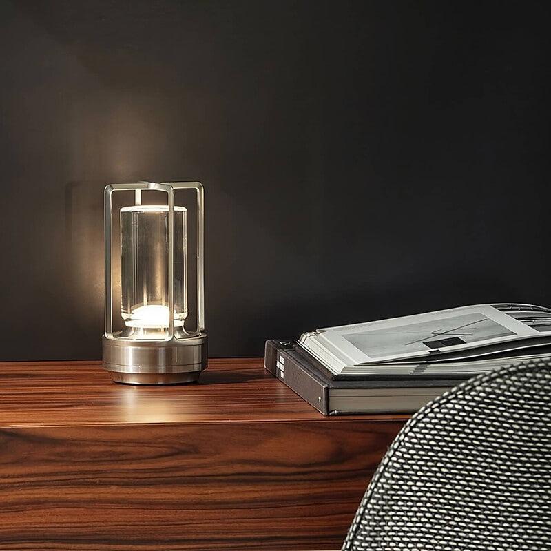 Lampe de Table LED Rétro Sans Fil – Éclairage Élégant pour Maison et Bureau