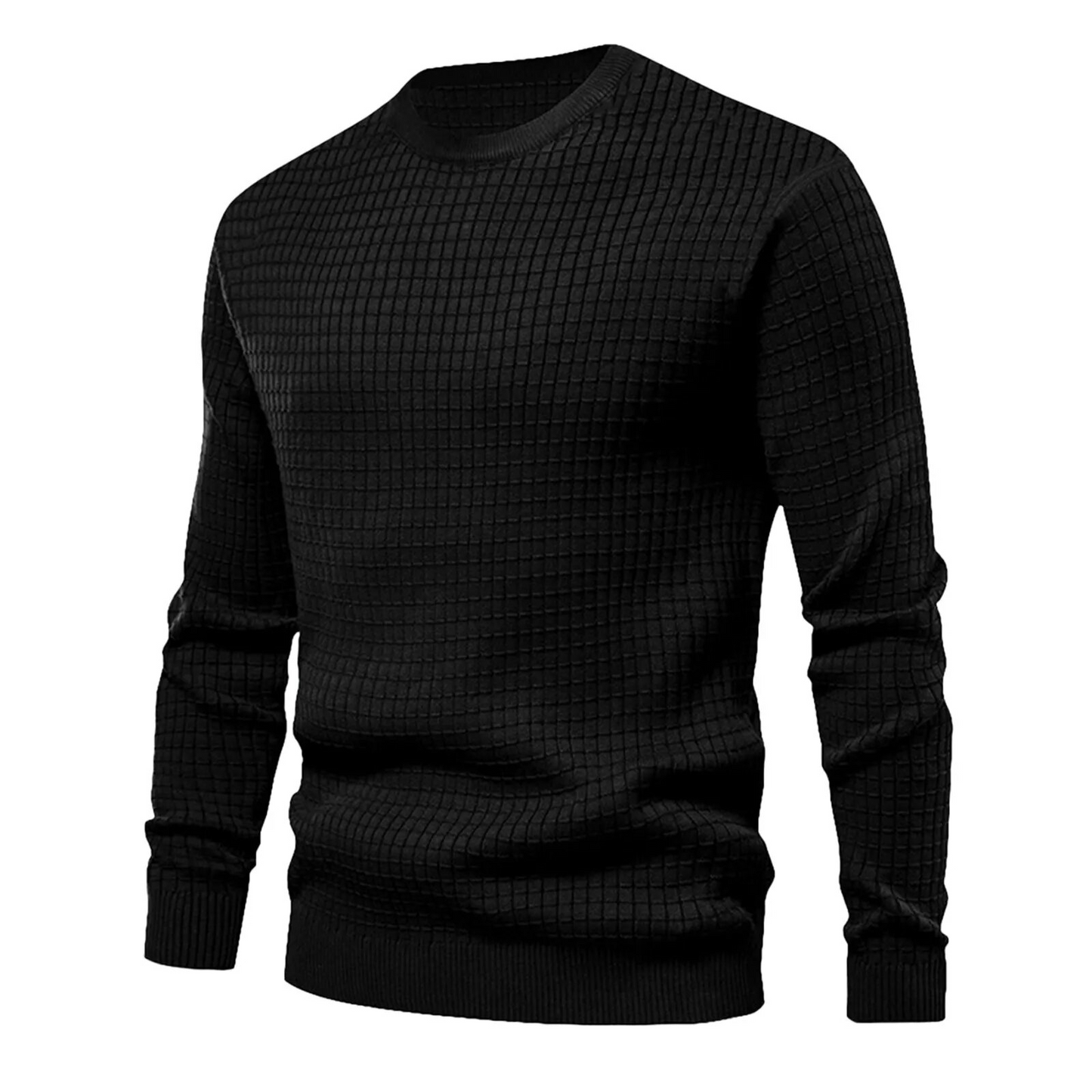 Pull d'automne homme – Pull chaud en laine à col rond élégant