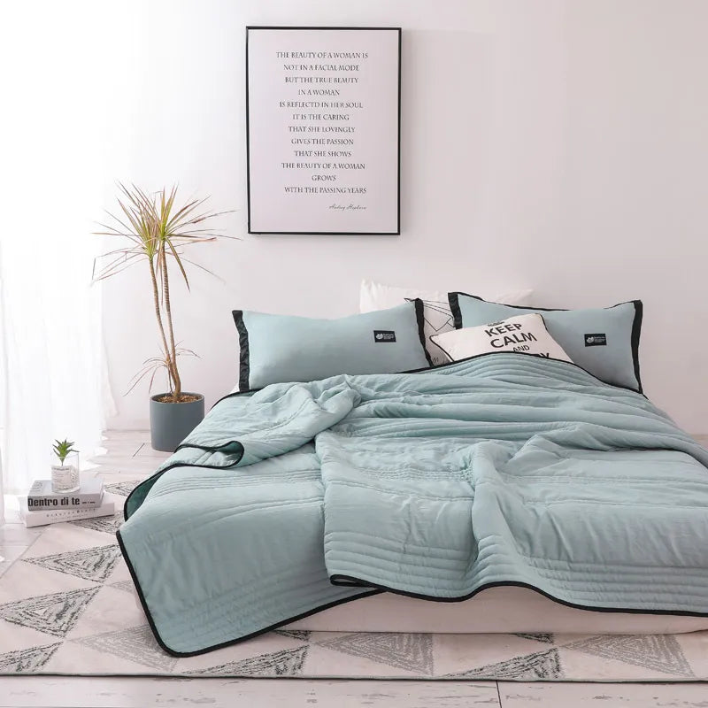 Housse de couette bambou – Housse douce et respirante pour confort toute saison