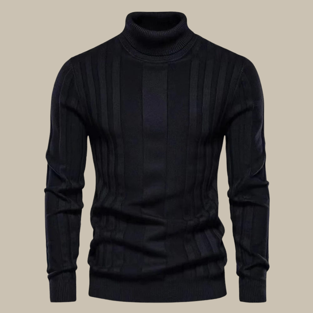 Pull col roulé homme – Pull de luxe élégant en laine pour occasions spéciales