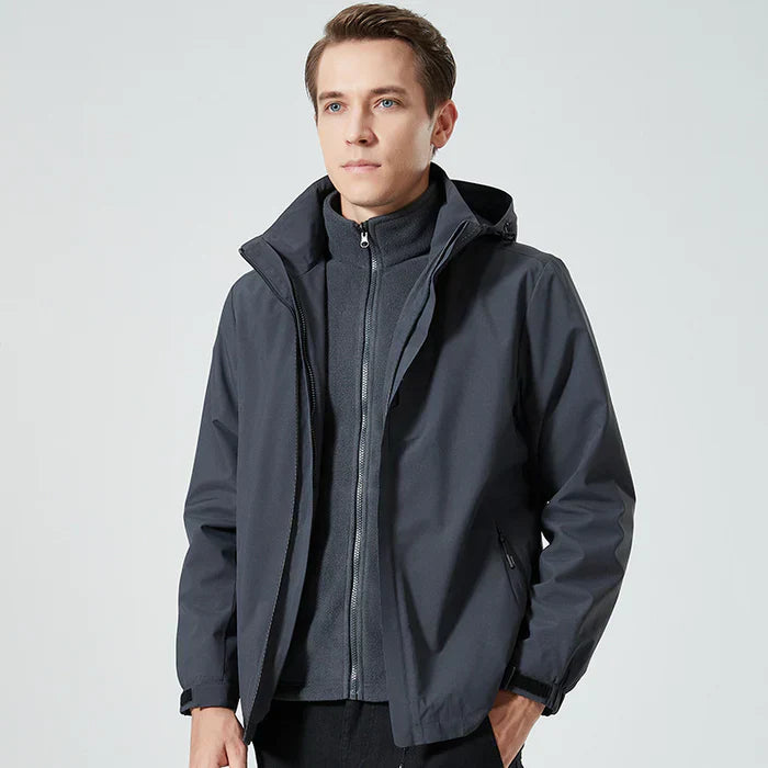 Veste coupe-vent unisexe – Veste amovible légère et imperméable