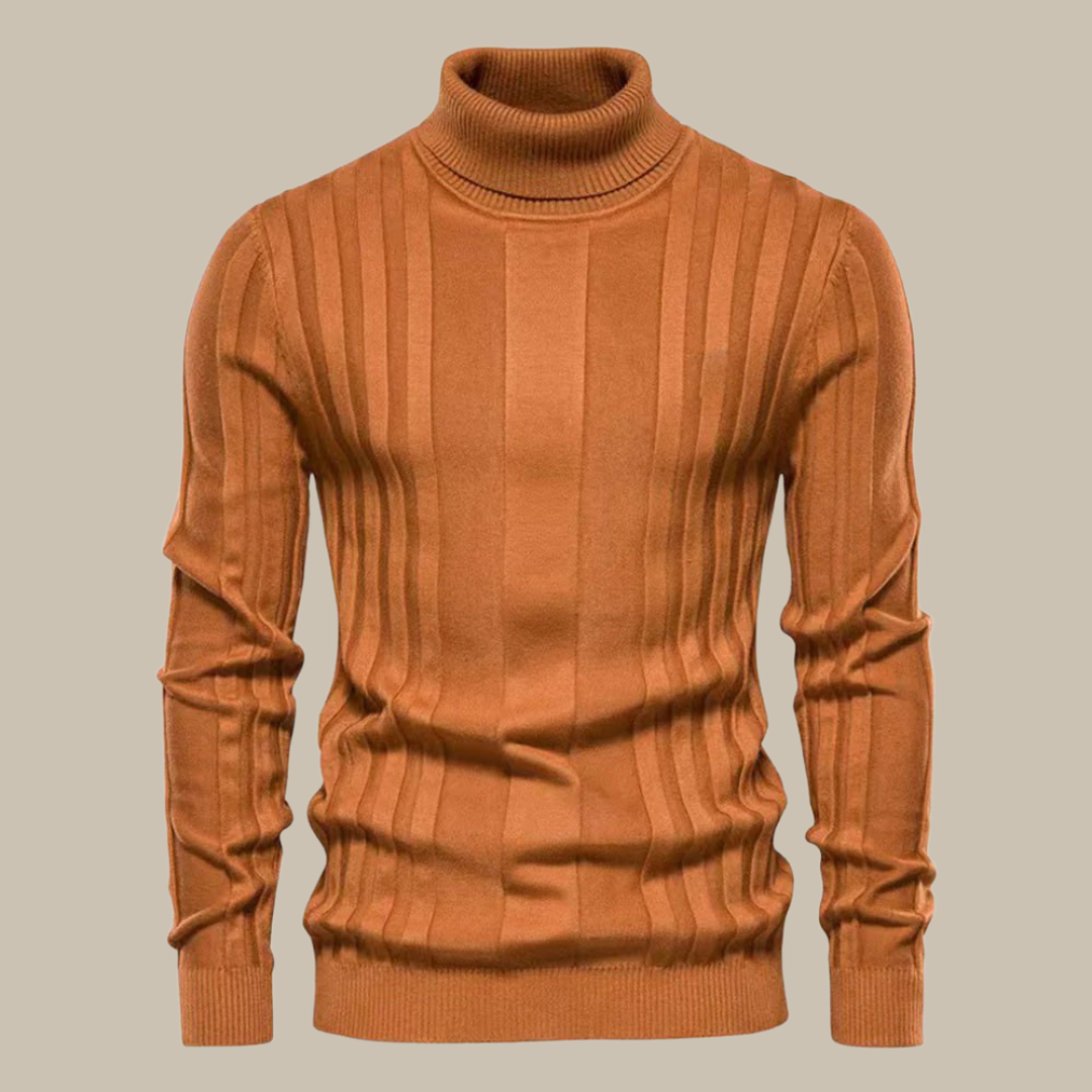 Pull col roulé homme – Pull de luxe élégant en laine pour occasions spéciales