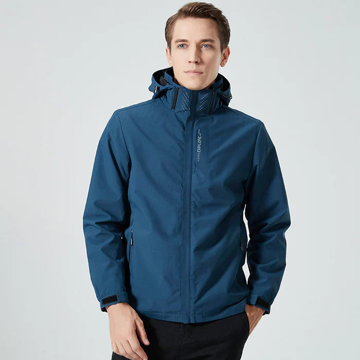 Veste coupe-vent unisexe – Veste amovible légère et imperméable