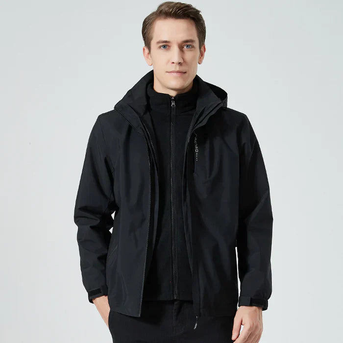 Veste coupe-vent unisexe – Veste amovible légère et imperméable