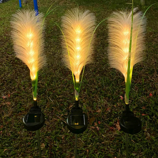 Luminaires de jardin solaires – Éclairage extérieur décoratif à fibres optiques