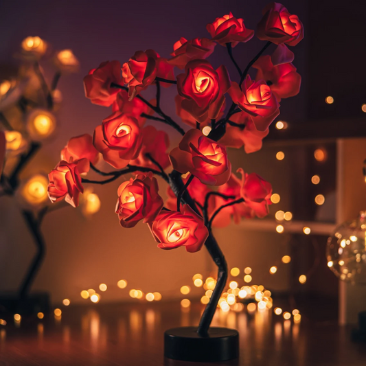 Lampe LED décorative rose – Éclairage cozy pour maison et ambiance relaxante
