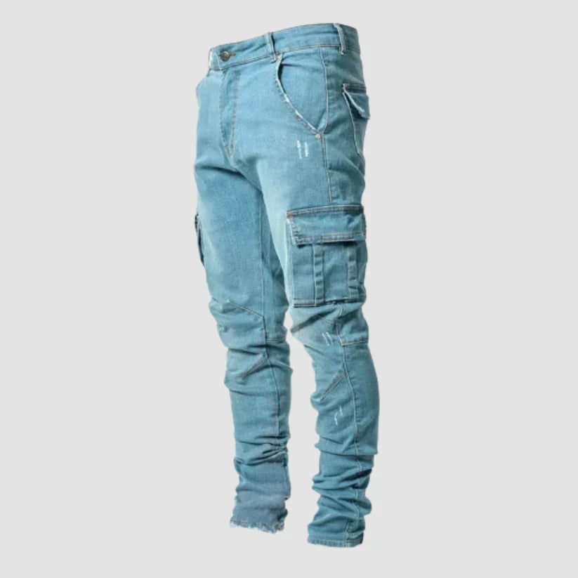 Jeans décontractés ultra-extensibles – Pantalon confortable et stylé pour homme