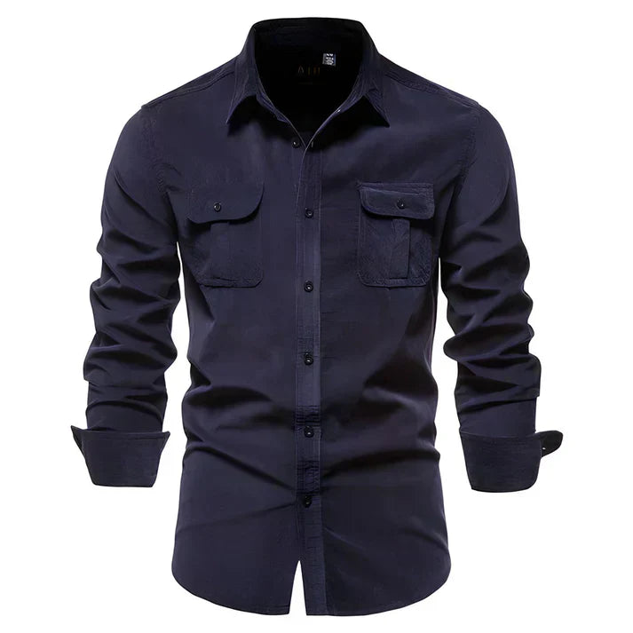 Chemise homme Titan - Chemise olsen élégante en coton, coupe moderne