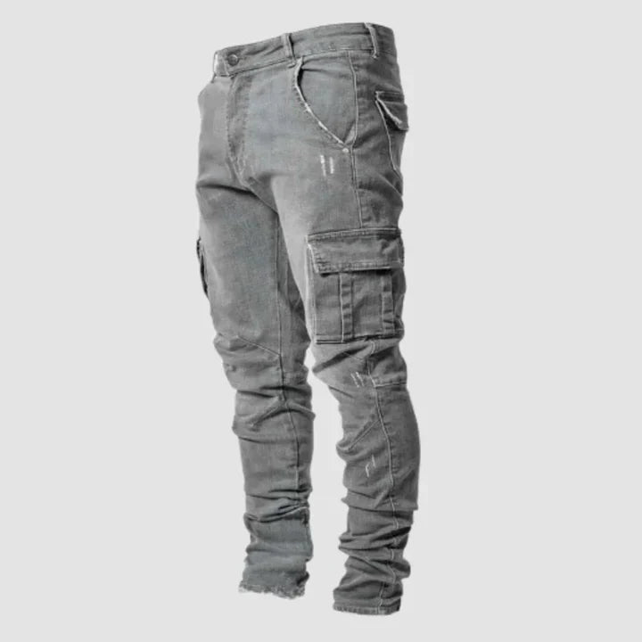 Jeans décontractés ultra-stretch homme – Pantalon confortable et ajusté pour toutes occasions