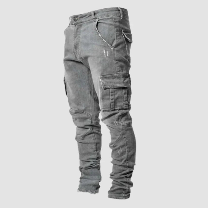 Jeans décontractés ultra-extensibles – Pantalon confortable et stylé pour homme