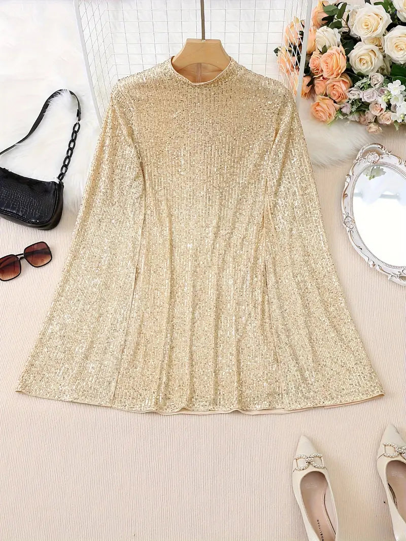 Robe de soirée femme – Mini robe en sequins chic et élégante