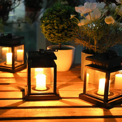Lanternes solaires extérieur – Lumières clignotantes résistantes intempéries