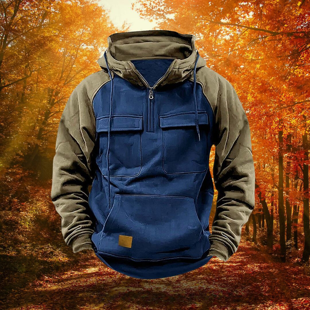 Hoodie homme durable – Sweat à capuche confortable et résistant pour aventure