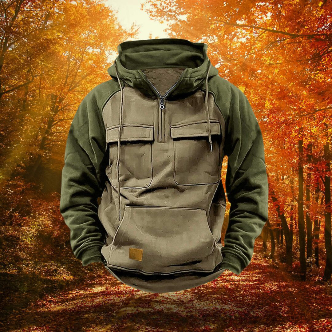 Hoodie homme durable – Sweat à capuche confortable et résistant pour aventure