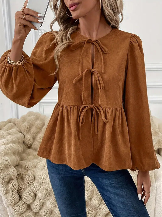 Blouse velours femme – Top stylé chic et élégant