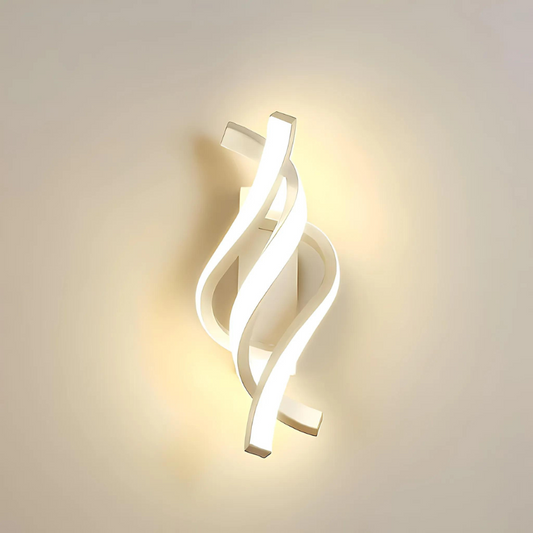 Lampe murale LED moderne – Éclairage design en spirale pour maison et bureau
