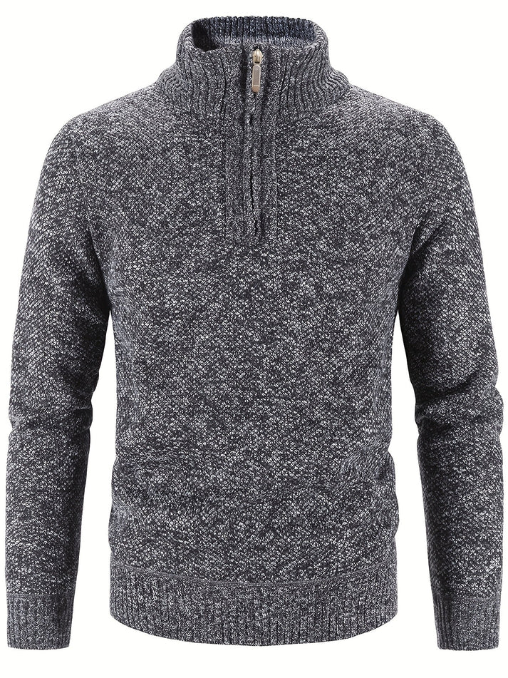 Pull décontracté homme – Sweat à fermeture éclair confortable et stylé