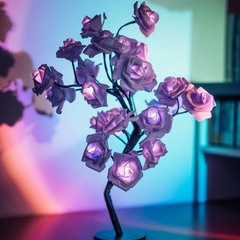 Lampe LED décorative rose – Éclairage cozy pour maison et ambiance relaxante