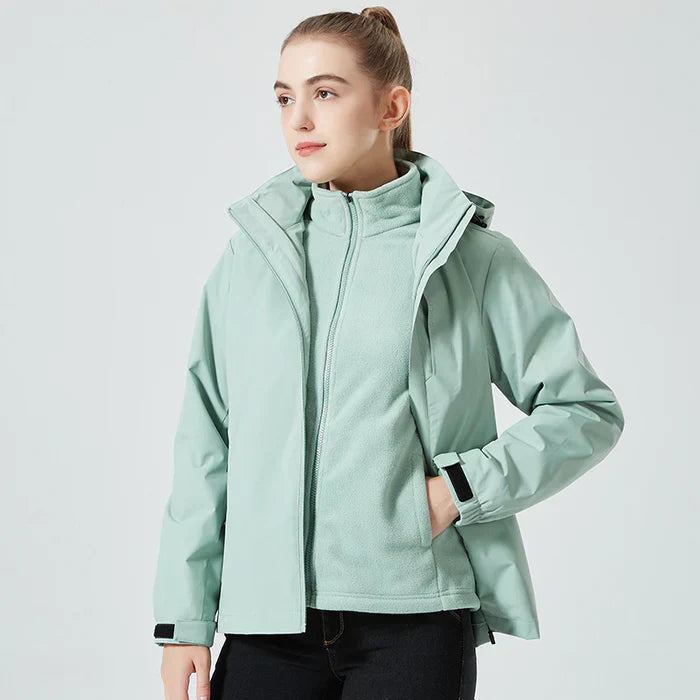 Veste coupe-vent unisexe – Veste amovible légère et imperméable