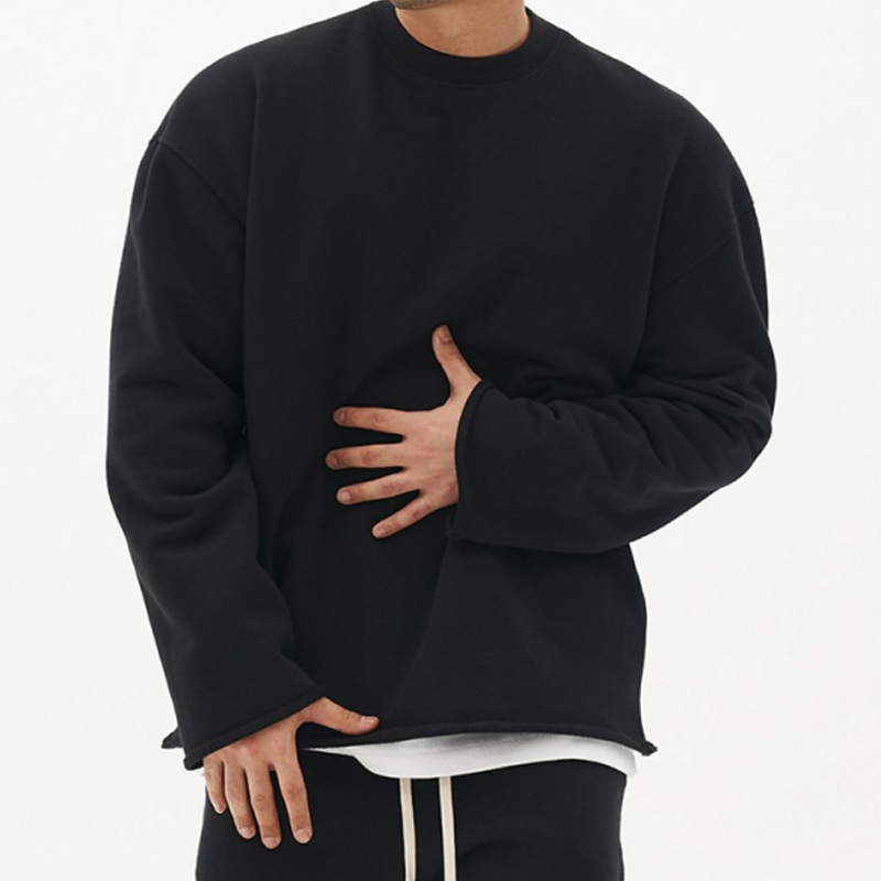 Pull décontracté homme – Sweat classique à coupe relax pour style toute l'année