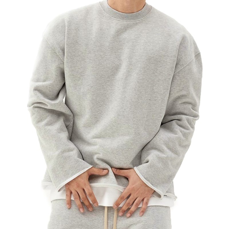 Pull décontracté homme – Sweat classique à coupe relax pour style toute l'année