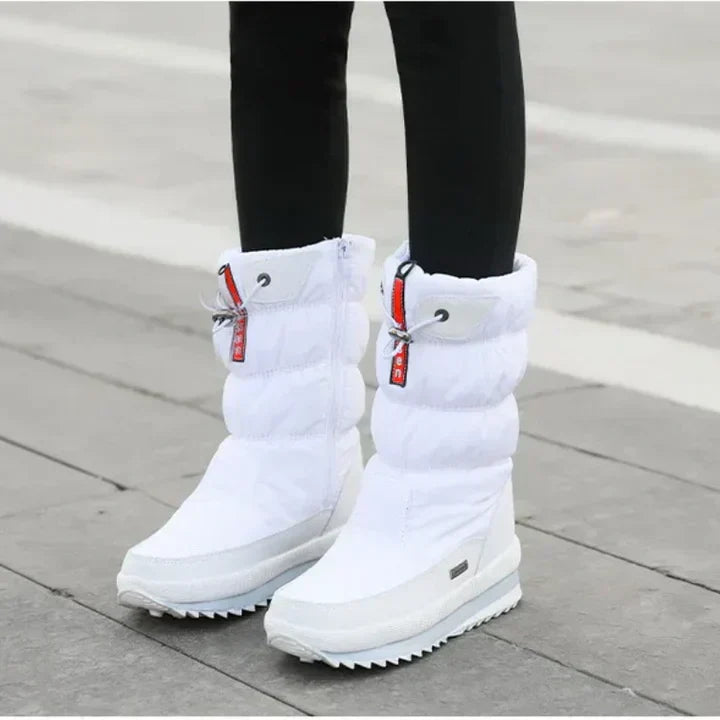 Bottes de neige femme – Bottes chaudes imperméables et confortables