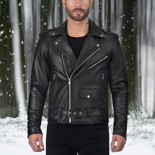 Blouson en cuir homme – Veste élégante et confortable en cuir véritable