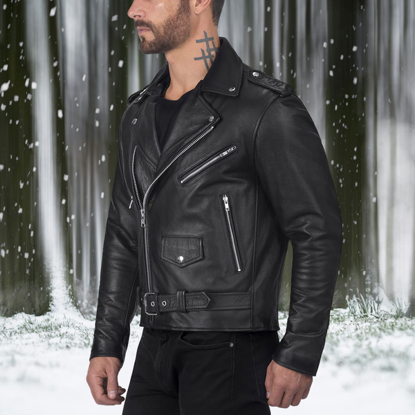 Blouson en cuir homme – Veste élégante et confortable en cuir véritable