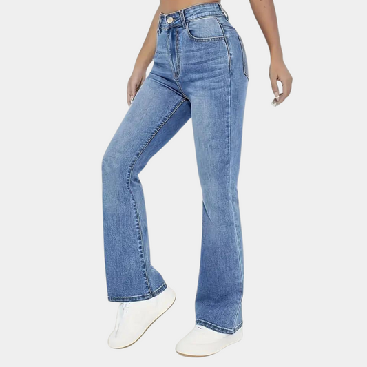 Pippa - jeans pour femmes à taille haute pour un look décontracté