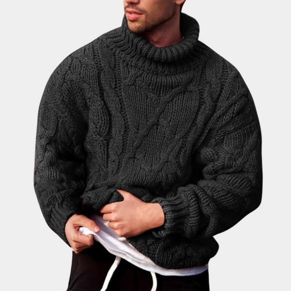 Pull en tricot homme – Pull chaud et élégant en laine pour hiver