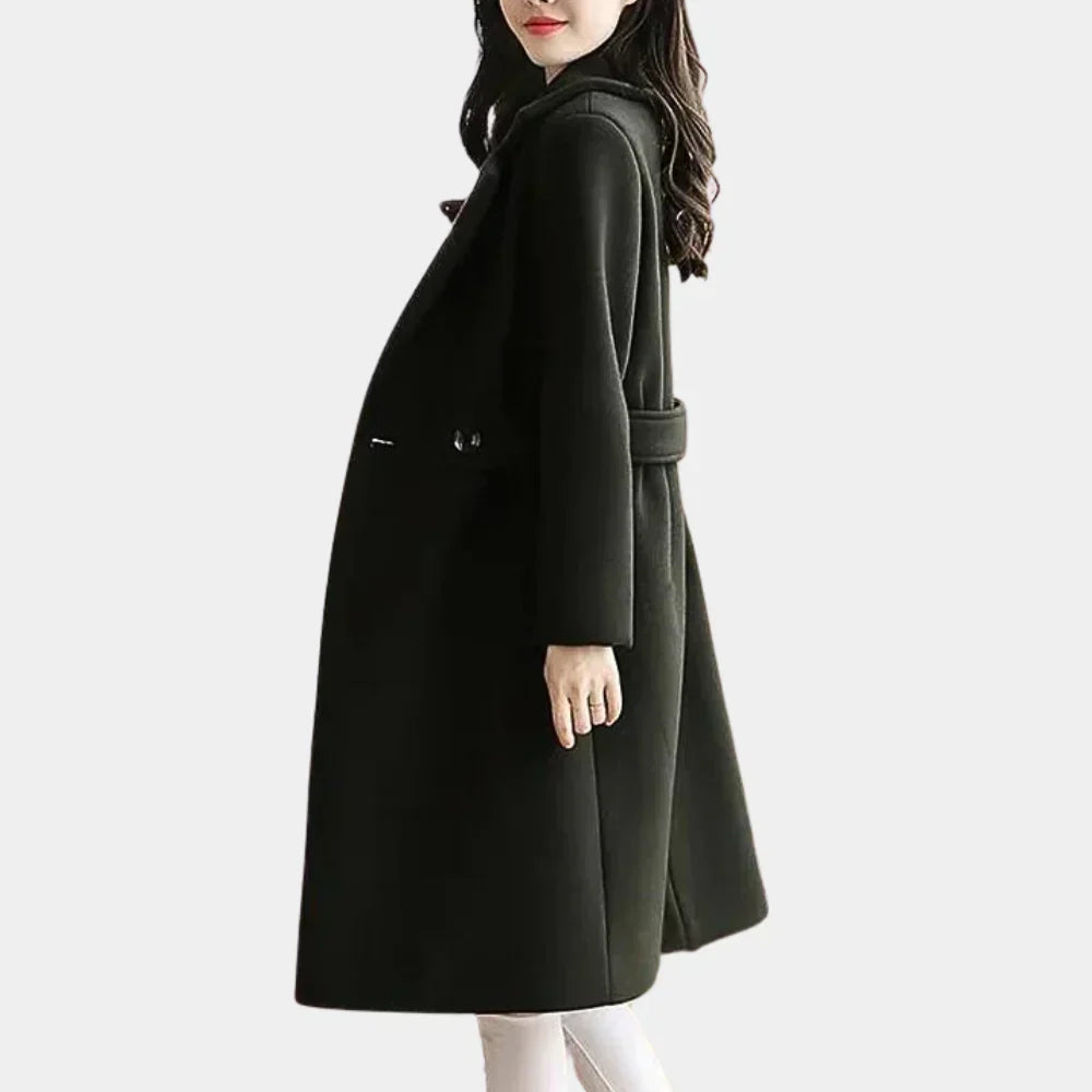 Manteau d'hiver femme – Long manteau chaud et élégant pour saison froide