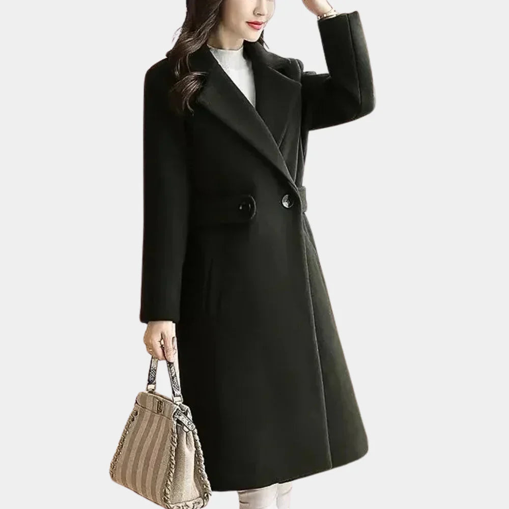 Manteau d'hiver femme – Long manteau chaud et élégant pour saison froide