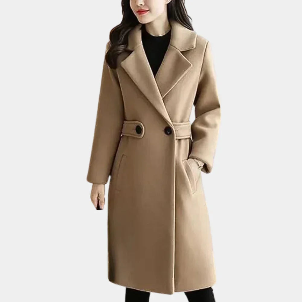 Manteau d'hiver femme – Long manteau chaud et élégant pour saison froide