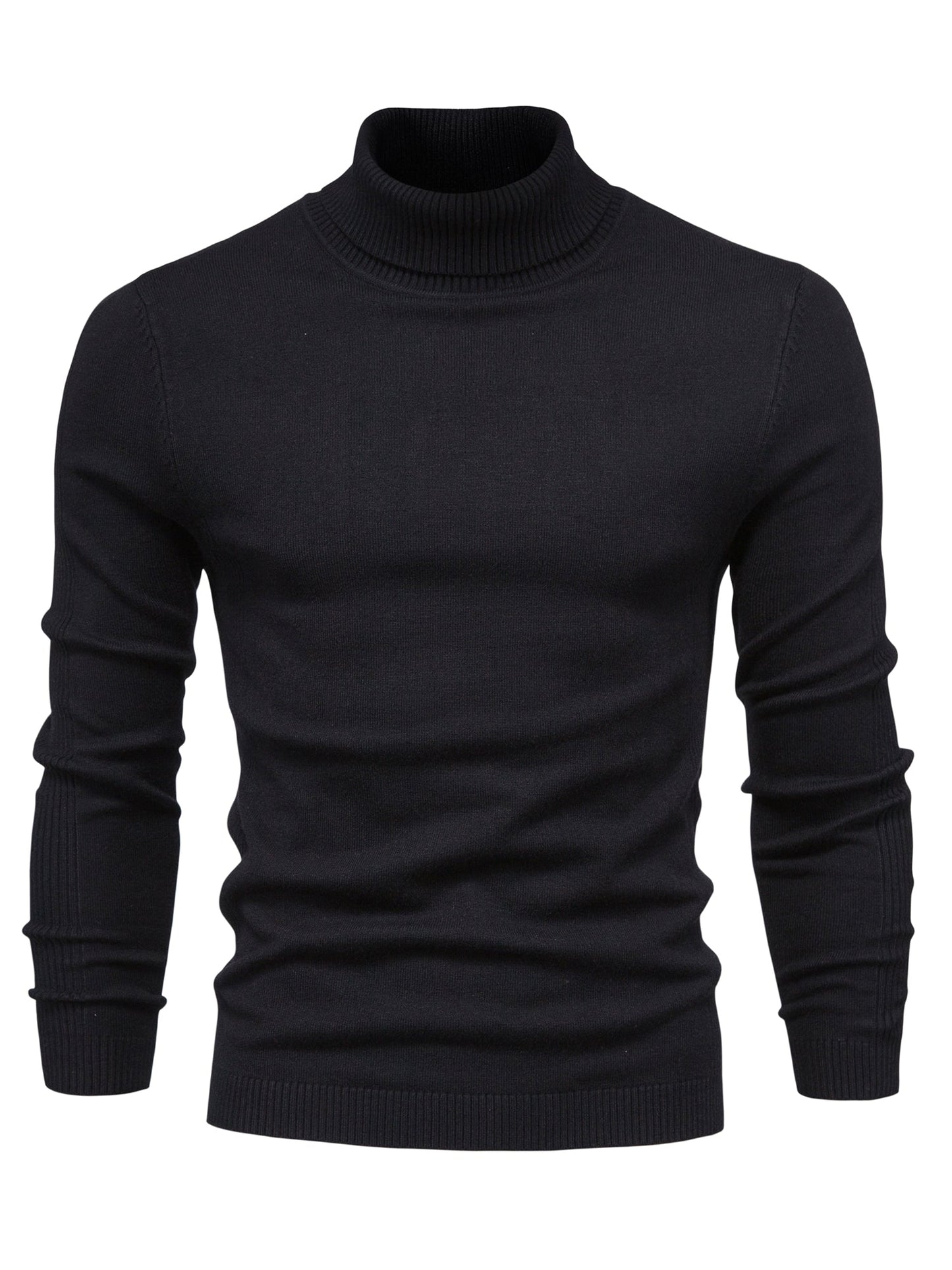 Pull col roulé homme – Pull élégant en laine mérinos pour l'hiver