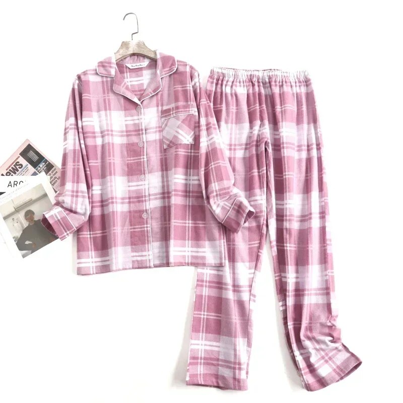 Pyjama femme confortable – Ensemble avec motifs vifs et doux