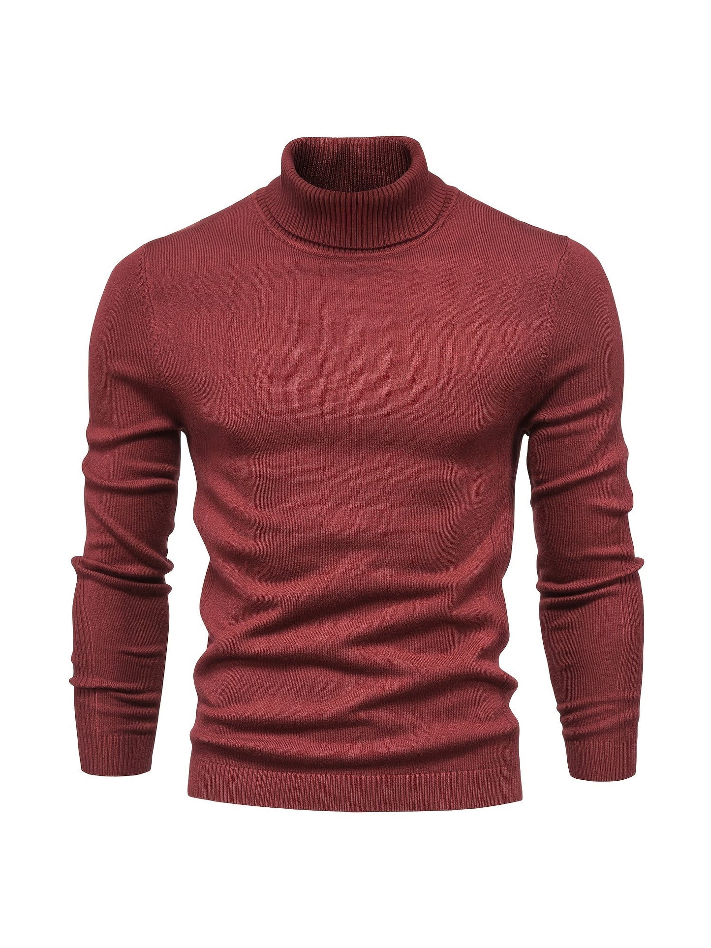 Pull col roulé homme – Pull élégant en laine mérinos pour l'hiver