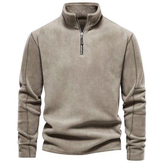 Pull polaire homme – Sweat chaud et confortable en matière douce