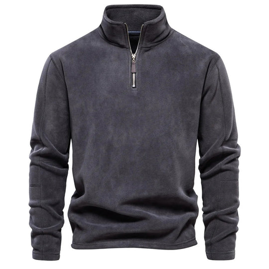 Pull polaire homme – Sweat chaud et confortable en matière douce