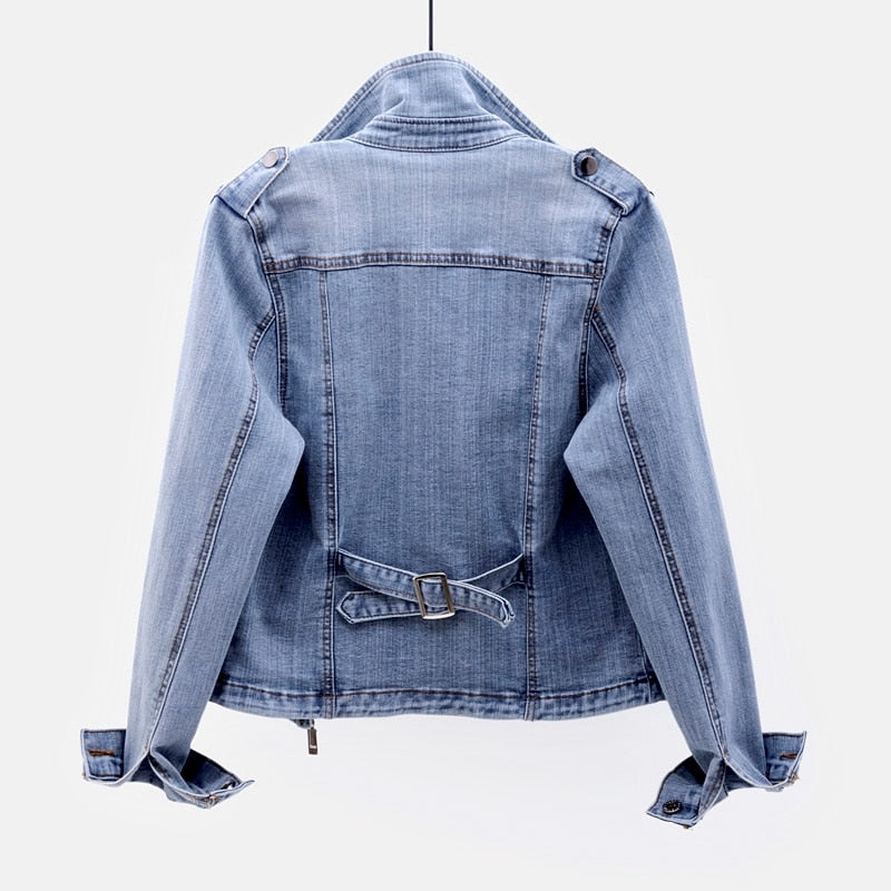 Veste en jean femme – Veste moto tendance et stylée