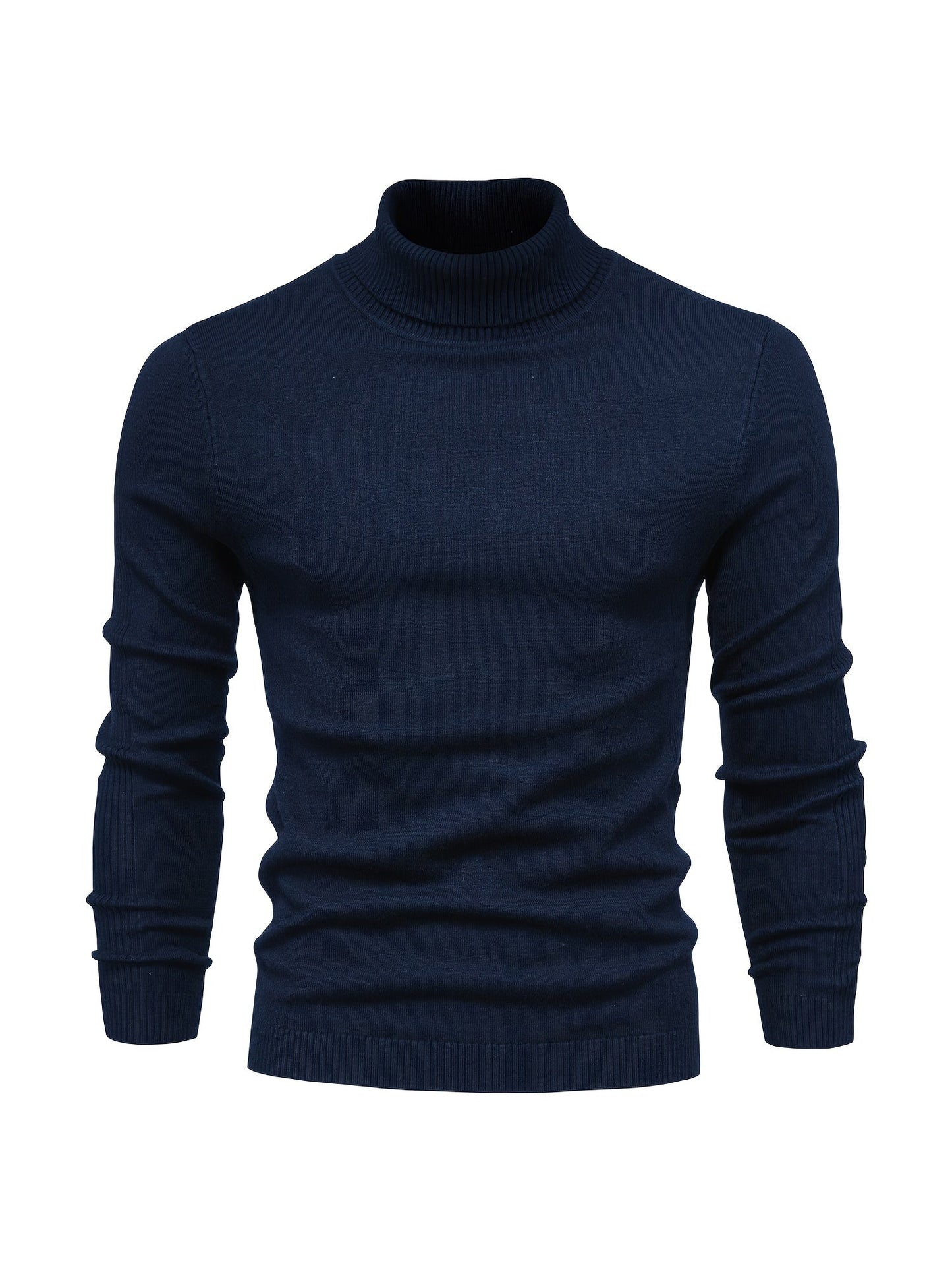 Pull col roulé homme – Pull élégant en laine mérinos pour l'hiver