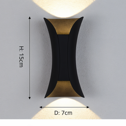 Applique Murale LED Étanche – Luminaire Double Design Moderne pour Bureau et Maison