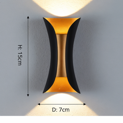 Applique Murale LED Étanche – Luminaire Double Design Moderne pour Bureau et Maison