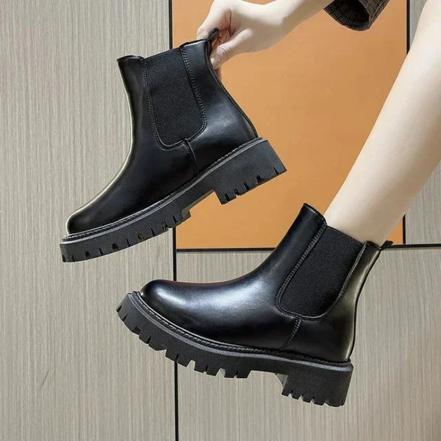 Bottes Chelsea femme – Chaussures tendance en cuir pour automne