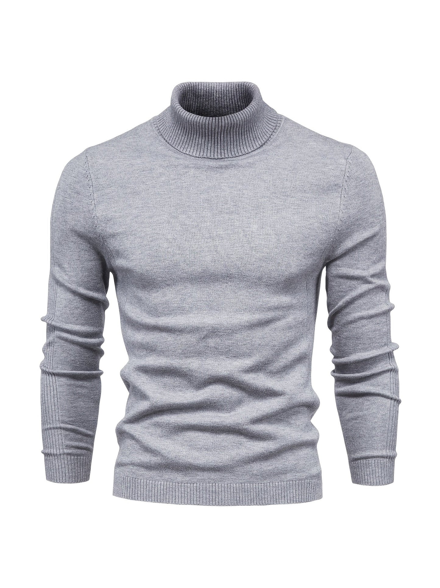 Pull col roulé homme – Pull élégant en laine mérinos pour l'hiver