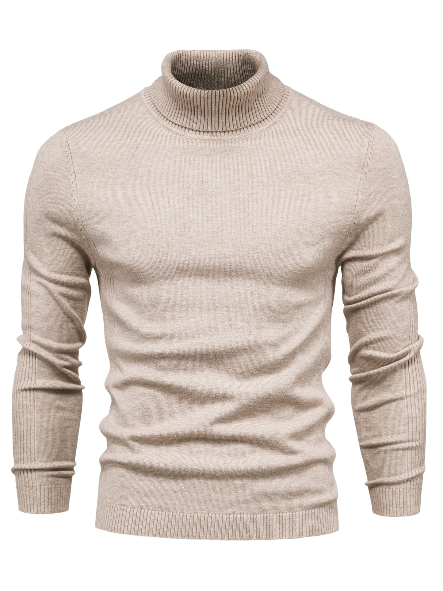 Pull col roulé homme – Pull élégant en laine mérinos pour l'hiver